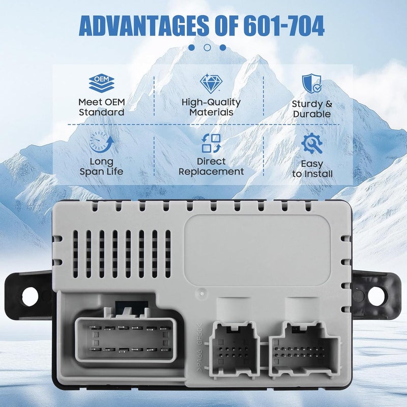 ZynoDrive 601-704 Seat Heater Cool Control Module with Pigtail Kit for Lincoln MKS MKT MKZ 2013-2018, for Ford F150 F250 F350 F450 F550 SuperDuty Edge Explorer Flex Fusion Taurus 2011-2018, Replace# BU5Z14C724A - Image 5